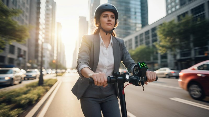 Electric Scooter Handlebar Switch Lock 10 Inch ABS 3 Pin Digital Battery Power Display Switch Lock with Keys for Replacement