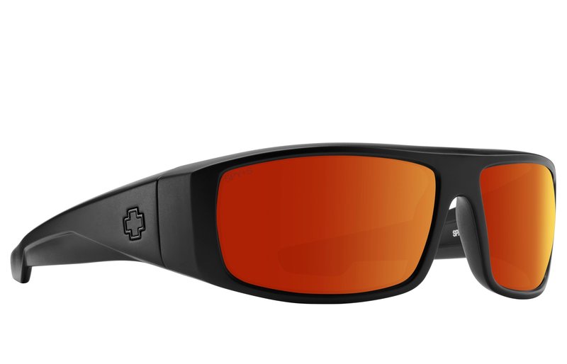 Spy Optic Logan Ansi Rx Matte Black/Happy Boost Polar Orange Mirror One Size