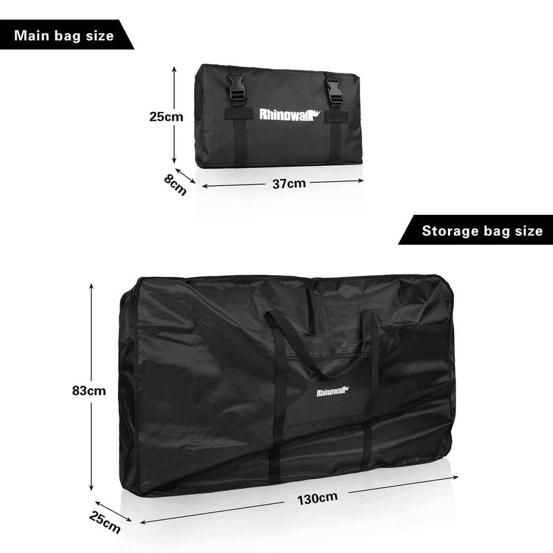 Rhinowalk Folding Bike Bag - Waterproof Bicycle Travel Case Outdoors Bike 26 to 27.5 inch Transport Bag for Cars Train Air Travel