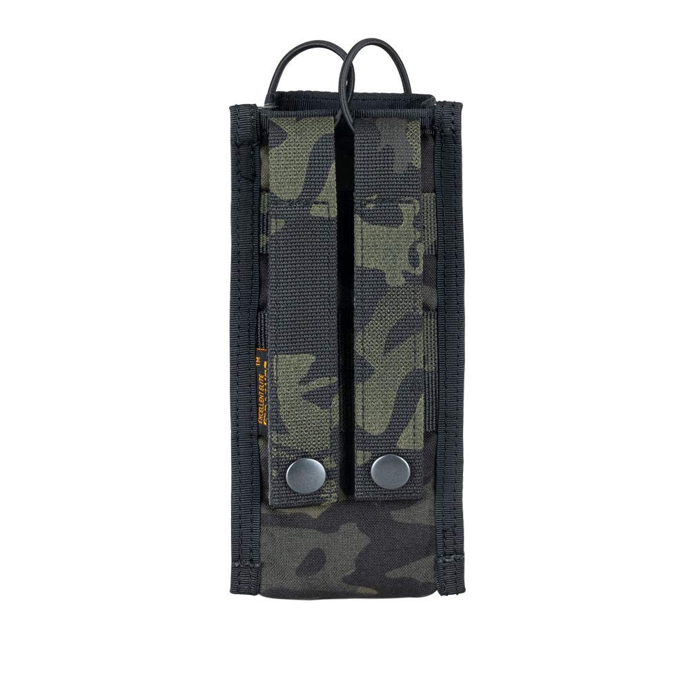 EXCELLENT ELITE SPANKER Tactical Universal Radio Holster Pouch Holder Case Bag Molle Adjustable Military Walkie Talkie Holder(Multicam-Black)