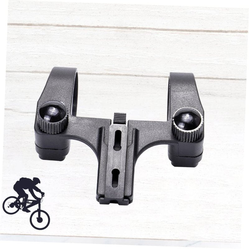 balacoo Bike Headlight Bracket for Mountain and Road Bikes with Anti-Skid Pads Universal Center Holder Lamp Bracket for Front Bicycle Light Mounting