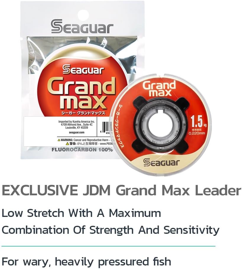 Seaguar Fluorocarbon Fishing Line - High Sensitivity & Low Visibility | 200 Yards, 15 lb Test