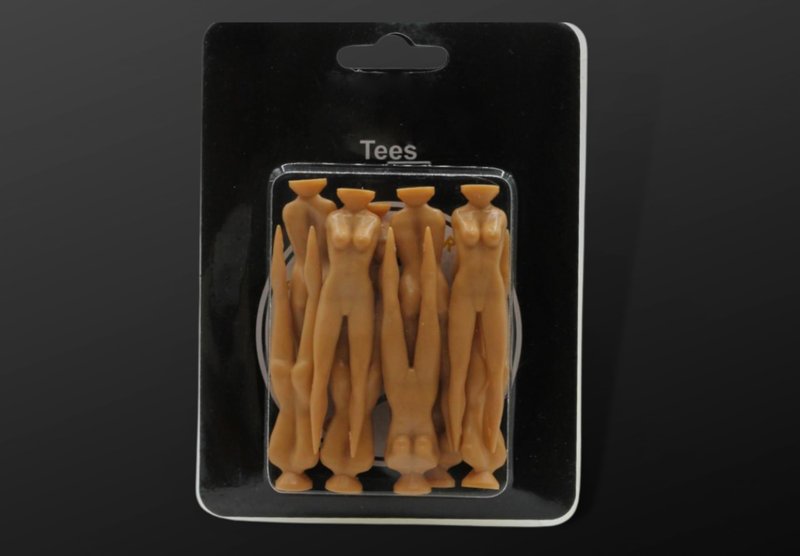 Valentine's Day Gift Titties Tees | Nude Lady Girls Golf Tees, Divot Tool Tees, Bikini Sexy Lady Tees, Golf Ball Holder Gift Tees, Plastic Pin up Golf Tees, Golf Novelty Gift 10 Pack