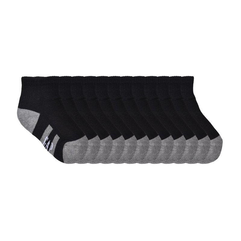 Gap Boys' Core Quarter Cut Socks, 6-Pack Kids Socks, Soft & Stretchy, Comfortable