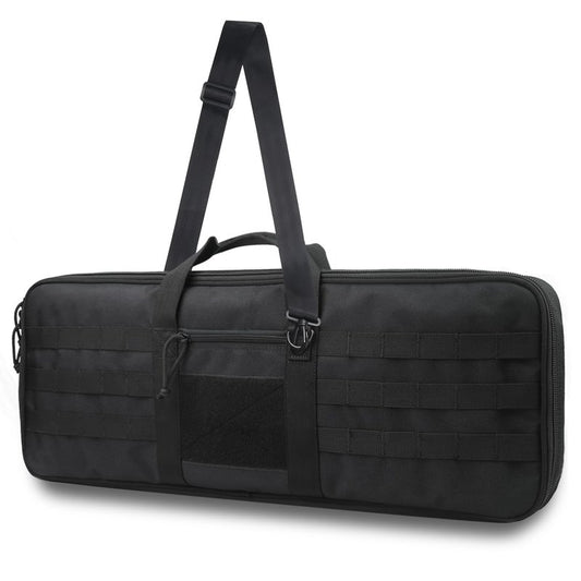 XTACER Tactical Bow Case MOLLE Recurve Takedown Bow Case Fully Padded Case (Black)