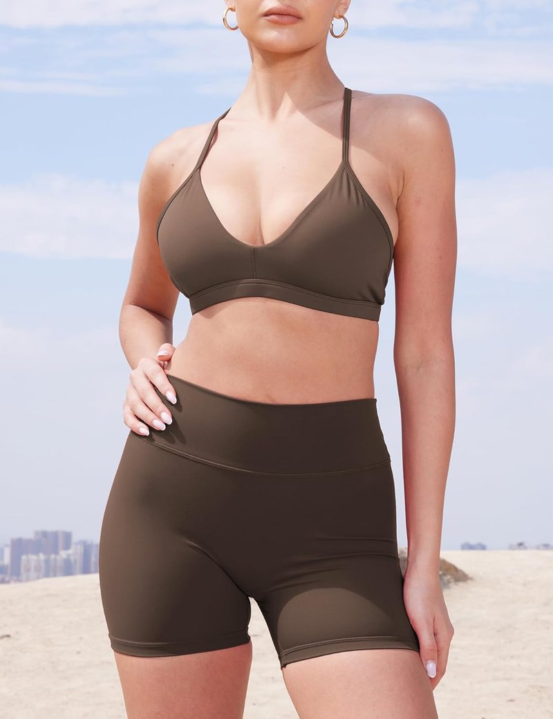 YEOREO Women's High Waist Biker Shorts - SoftHue Tummy Control | 3.6"/4.5"/6" Sizes for Yoga & Gym