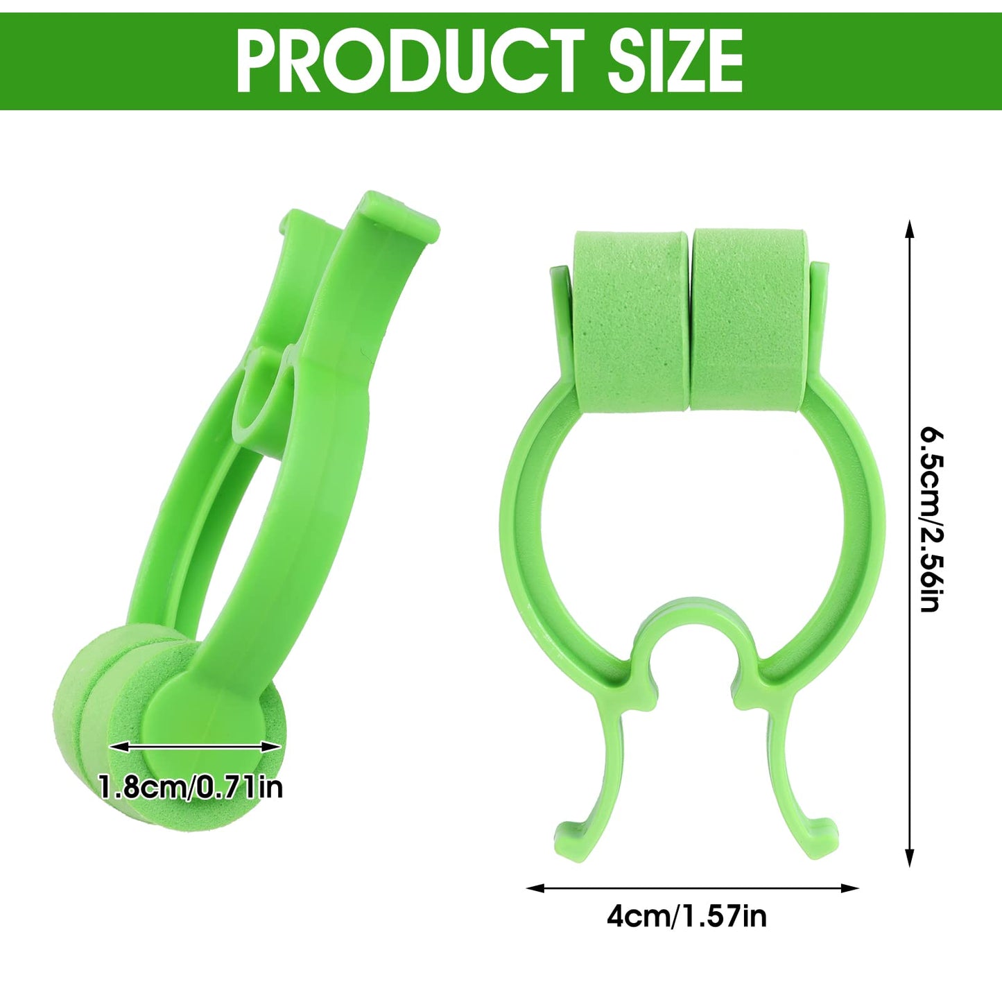 Thinp 10 Pieces Nose Stop Clips, Nose Bleed Stopper Swimming Nose Clip for Adult and Kids Nasal Nose Stopper Clips Plastic Foam Nose Clips for Emergency Accident or Bad Smells(Green)