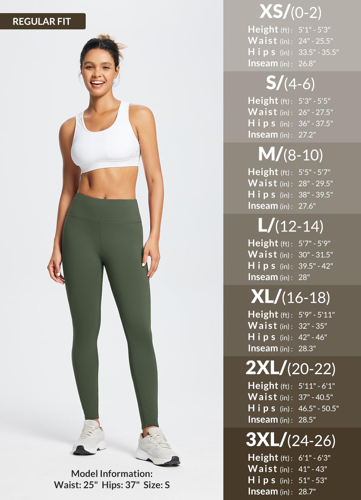 baleaf Fleece Lined Leggings for Women Water Resistant Thermal Hiking Pants Running Gear Skiing Tights Cold Weather Green M