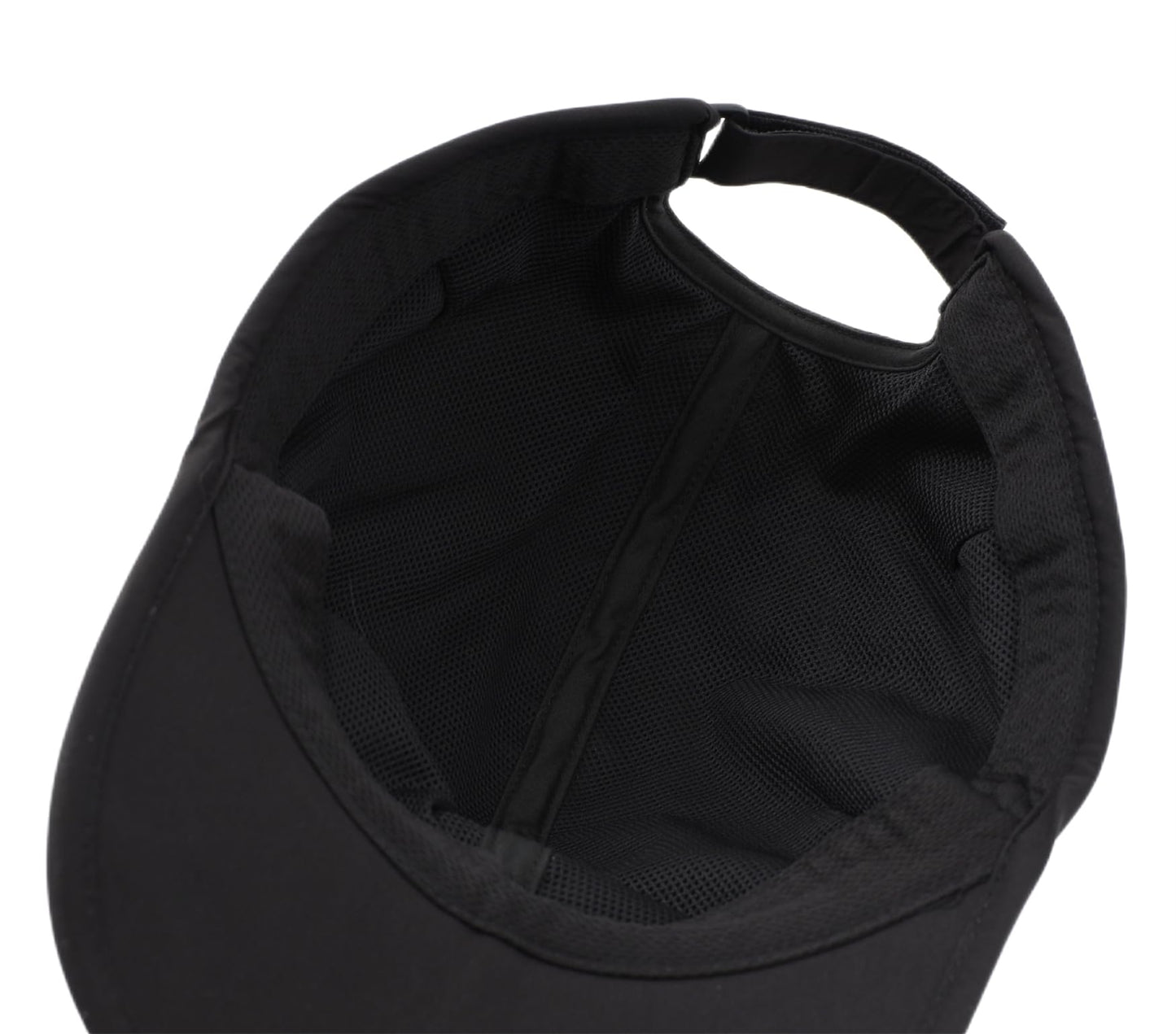 Connectyle Outdoor Quick Drying Sport Hat Reflective Golf Tennis Cap Lightweight UPF 50+ Running Hat for Men & Women Black