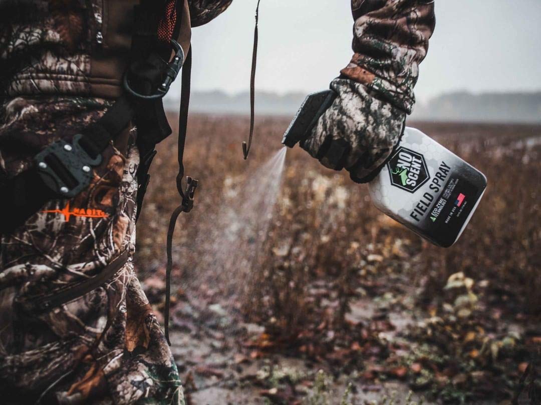 No Scent 24oz Field Spray. Hunting Accessories, Odor-Eliminating Hunting Spray, Enzyme Encapsulation of Human Odor, Scent Elimination