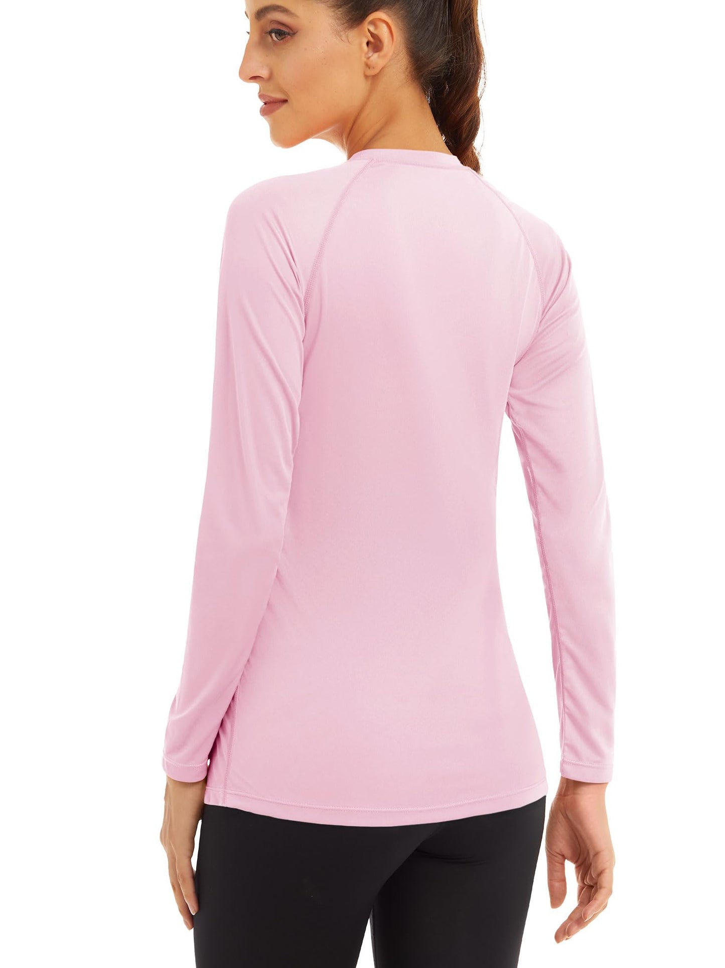 MAGCOMSEN Sun Protection Shirts for Women Long Sleeve UV Lightweight Moisture Wicking Summer T Shirt for Running Workout