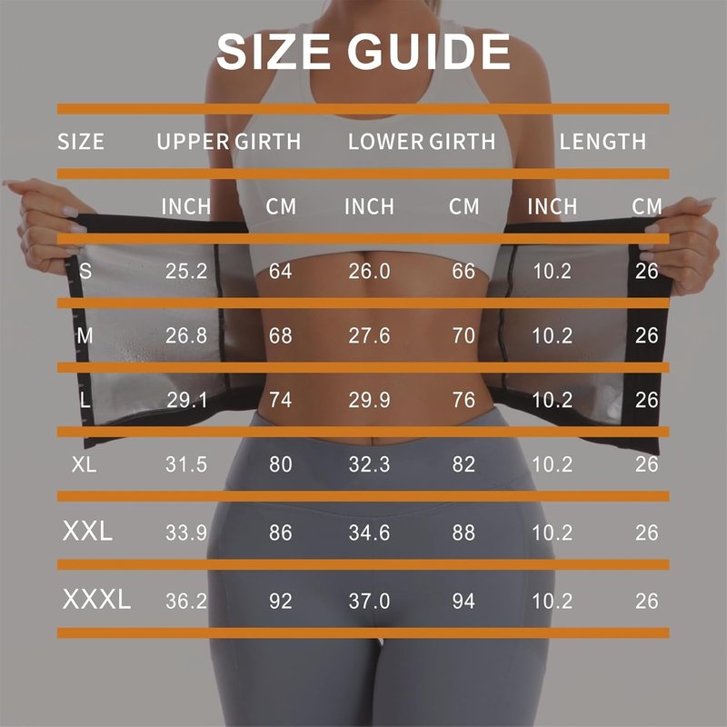 Sauna Suit Waist Trainer - Adjustable Waist Cincher for Women | Slimming Trimmer for Lower Belly Fat
