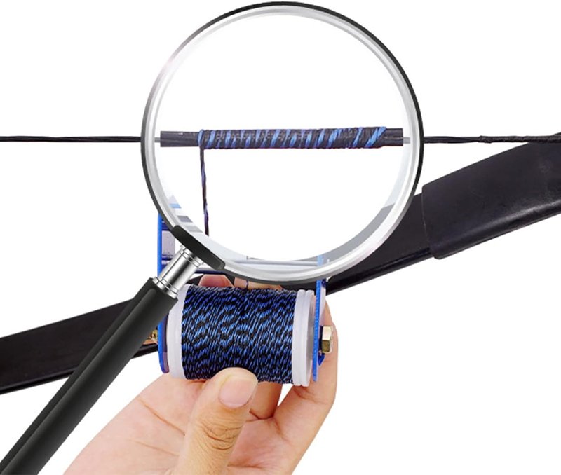 Archery Bowstring Serving Thread Jig - 131 Yards Durable Nylon for Compound/Recurve Bow Tying Peep Sight Nock