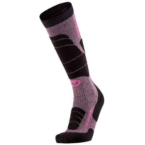 Therm-ic Women's Ski Socks - Ski Merino Reflector Quick Drying Moisture-Wicking Winter Sports Insulated Knee Height Socks, 41-42
