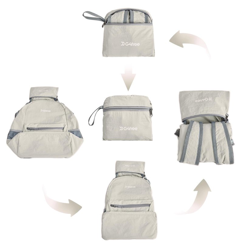 G4Free 20L Lightweight Packable Backpack Travel Hiking Daypack Foldable Backpack for Men Women