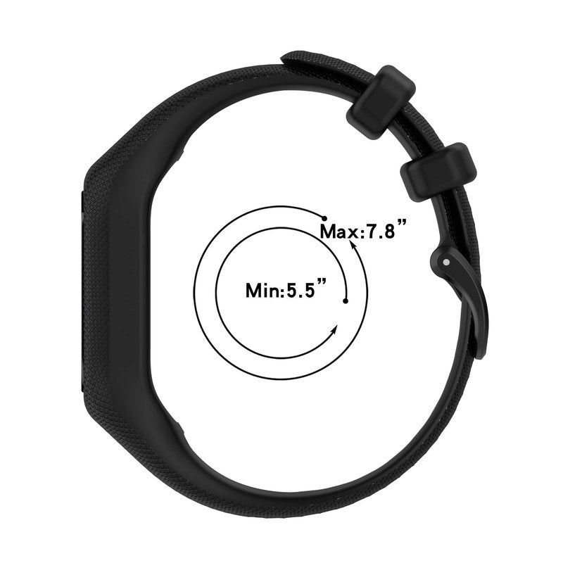 Replacement Bands Compatible for Garmin Vivosmart 5 Bands Replacement Strap Wristbands Bracelet Band for Vivosmart 5 Tracker for Women Men (Small, 5 Pack A)