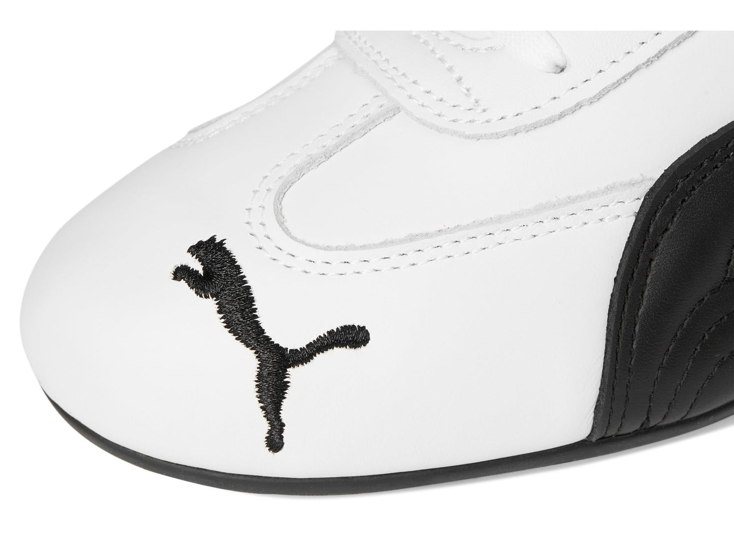 Puma Men's Speedcat Full Leather Shoes White/Black White/Black Medium