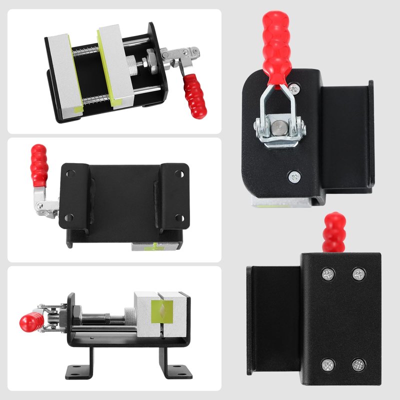 MistyBrew Professional Golf Club Regripping Vise - Heavy-Duty Grip Removal Tool with Protective Jaws & Sharp Hook Blade, Rock-Solid Mounting for DIY Shaft Repair (Visual Guide Included)