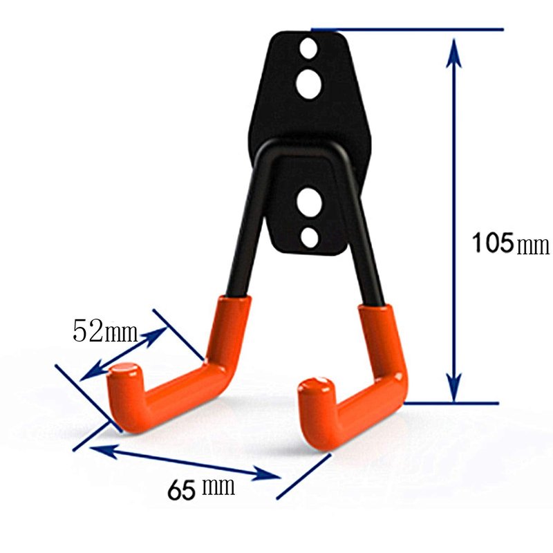 Skateboard Hanger Wall Mount, Skateboard Wall Mount, Skateboard Hanger, Skateboard Rack, Skateboard Hooks, Storage Holder Display, for Home and Garage Mount Skateboard and Longboard - No Board, 2-Pcs