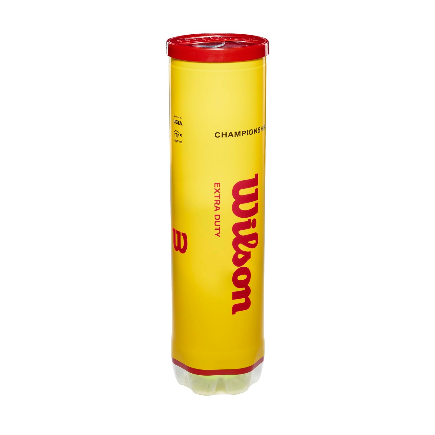 WILSON Championship Tennis Balls - Extra Duty, Single Can (4 Balls)