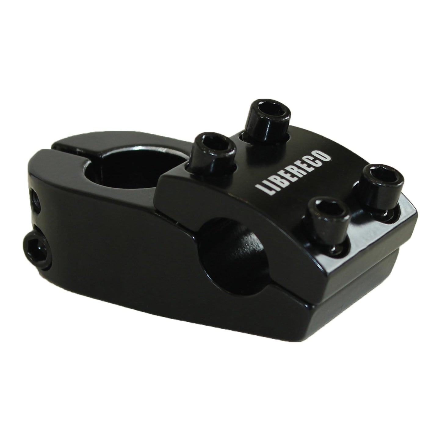 Libereco Aluminum Alloy BMX Stem: Fits 22.2mm Handlebar & 28.6mm Fork: Lightweight High-Strength Freestyle Stem Black