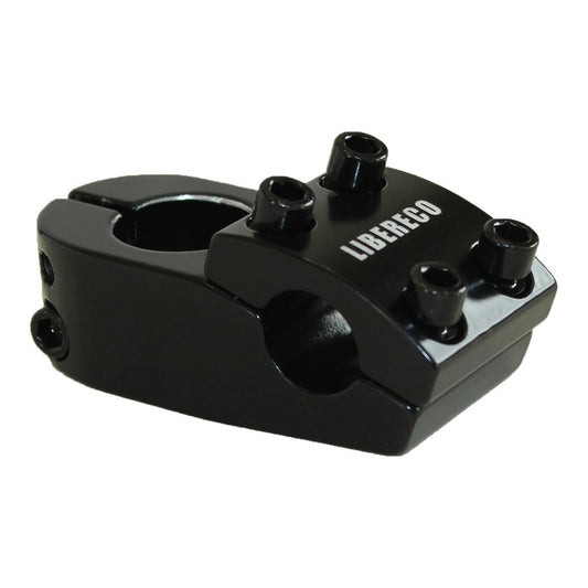 Libereco Aluminum Alloy BMX Stem: Fits 22.2mm Handlebar & 28.6mm Fork: Lightweight High-Strength Freestyle Stem Black