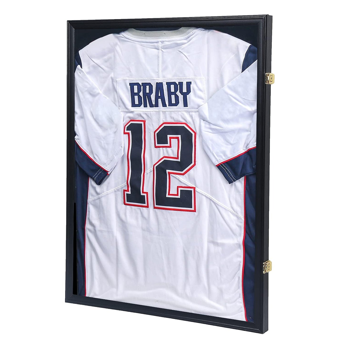 KCRasan Jersey Display Frame Case - Large Lockable Frames Shadow Box
