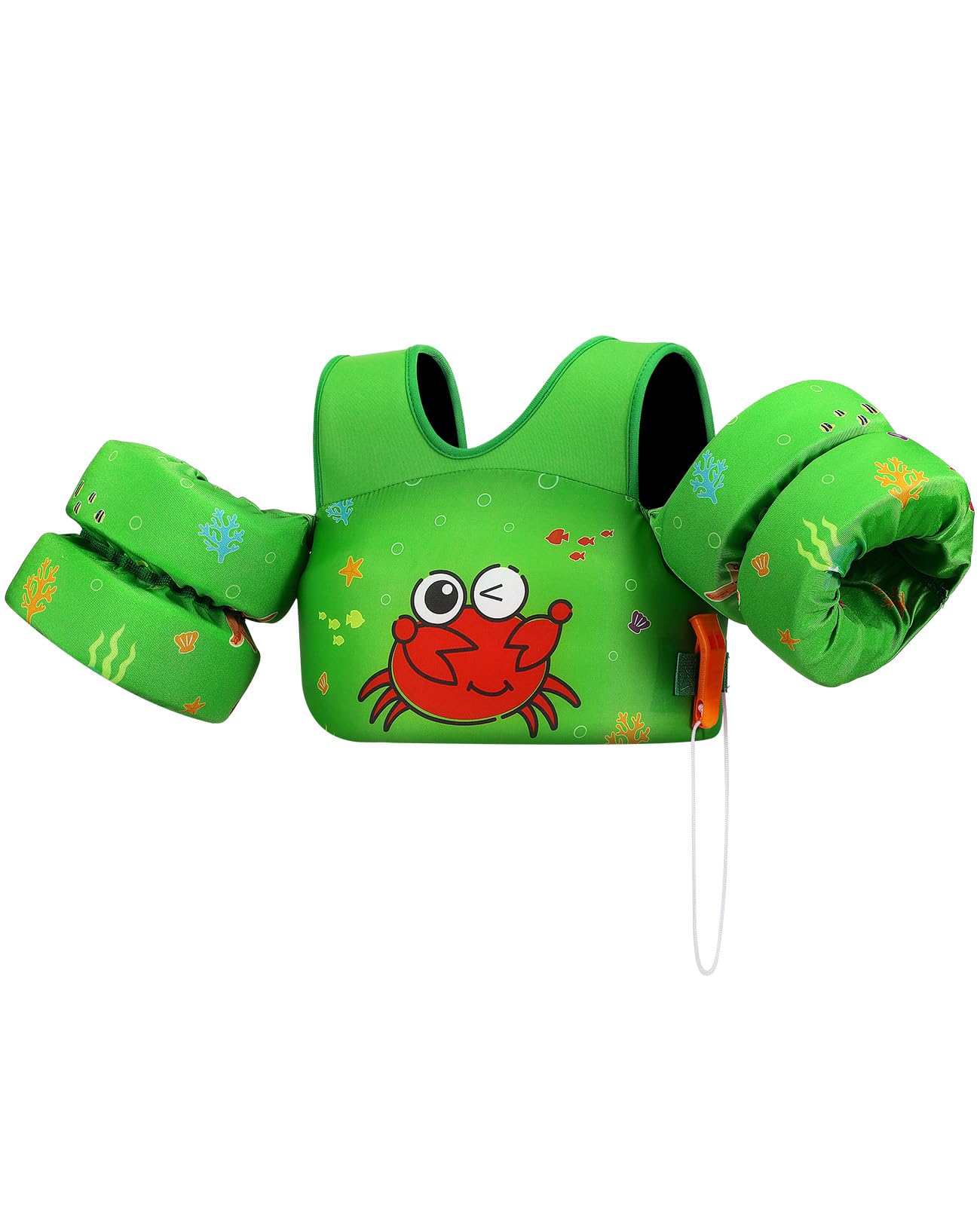 HeySplash Swim Vest for Kids, Puddle Float Jumper with Safety Buckle
