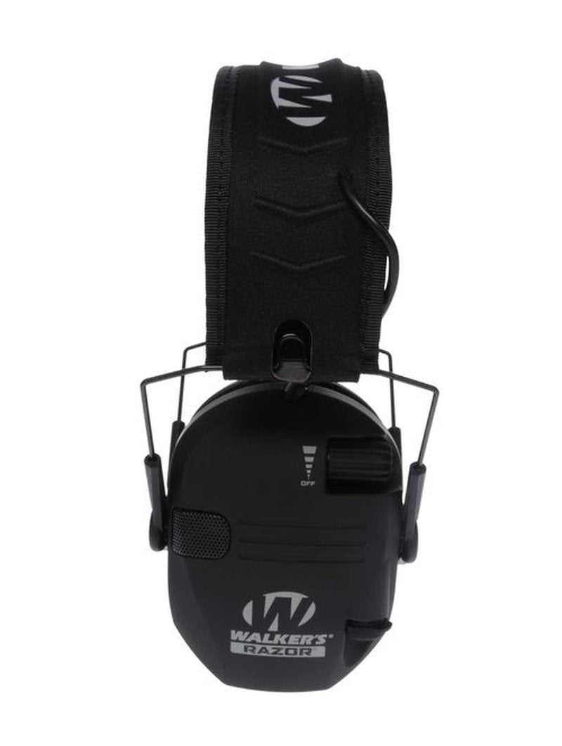 UTG 28" KIS Keep-It-Simple Gun Case, 600D Polyester, Black & Walker's Razor Slim Electronic Muff, Black