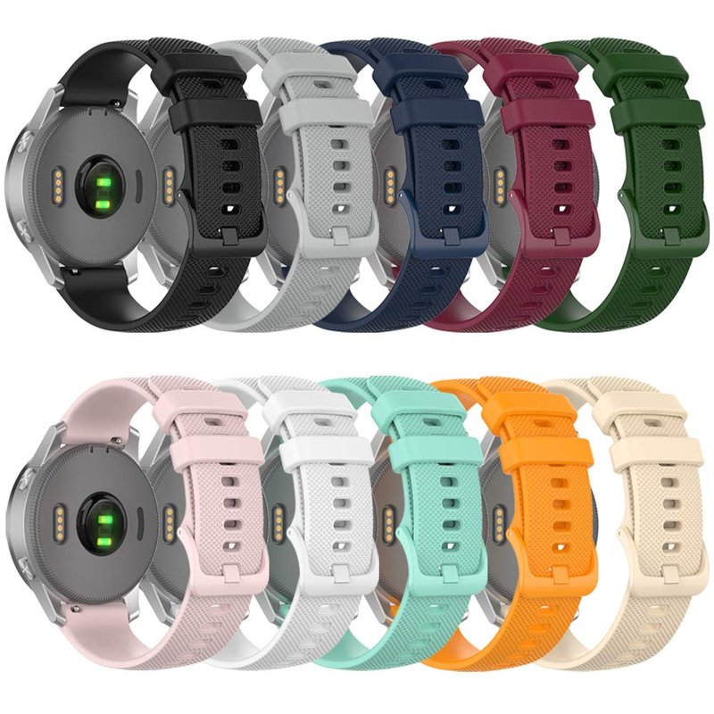 Band for Garmin Vivoactive 4S, Soft Silicone Replacement Watch Band for Garmin Vivoactive 4S / Vivomove 3S / Venu 2S (No Tracker, Replacement Bands Only)