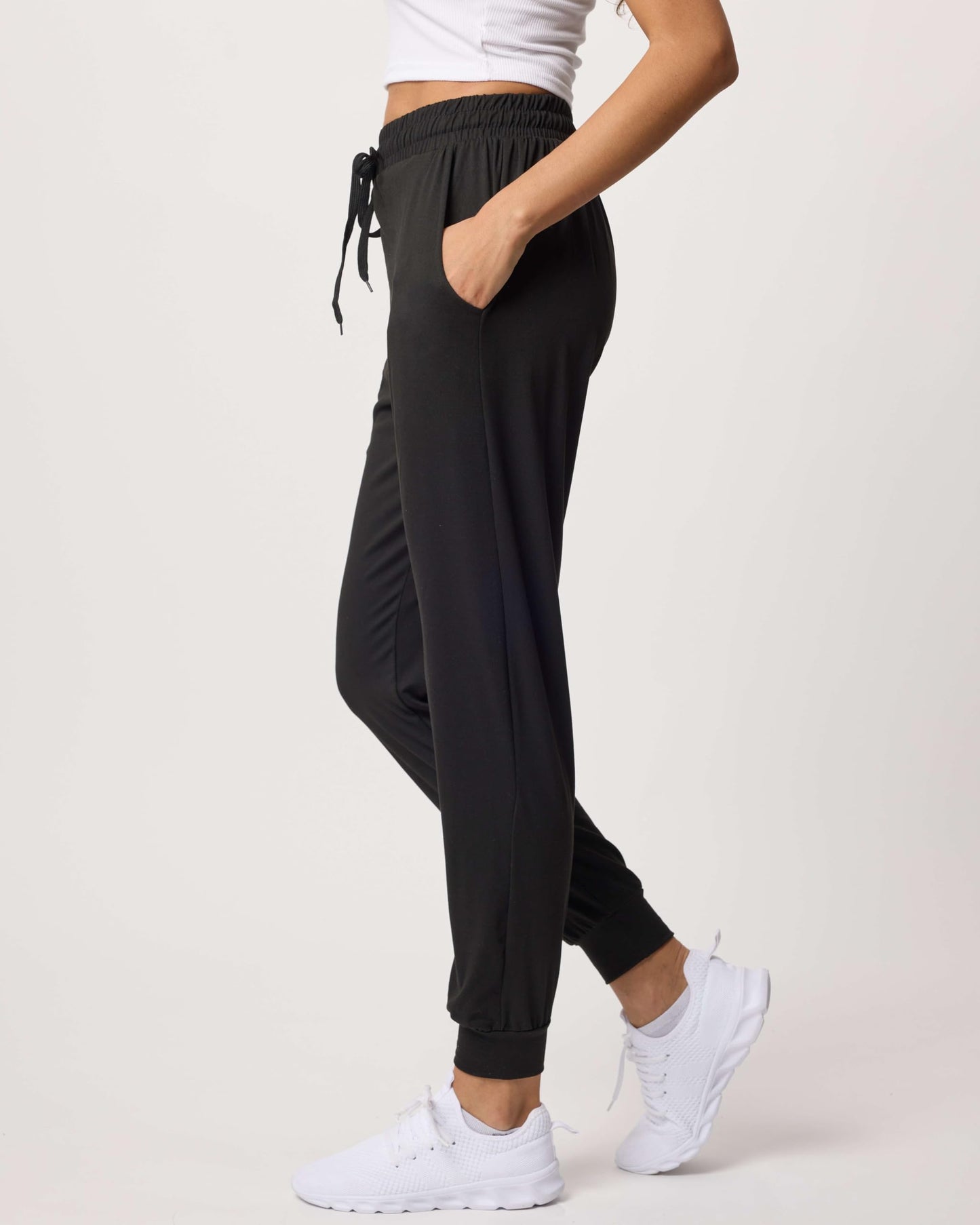 Real Essentials 3 Pack: Women's Lounge Joggers Sweatpants with Pockets Yoga Running Athletic Workout, Set 6, M, Pack of 3