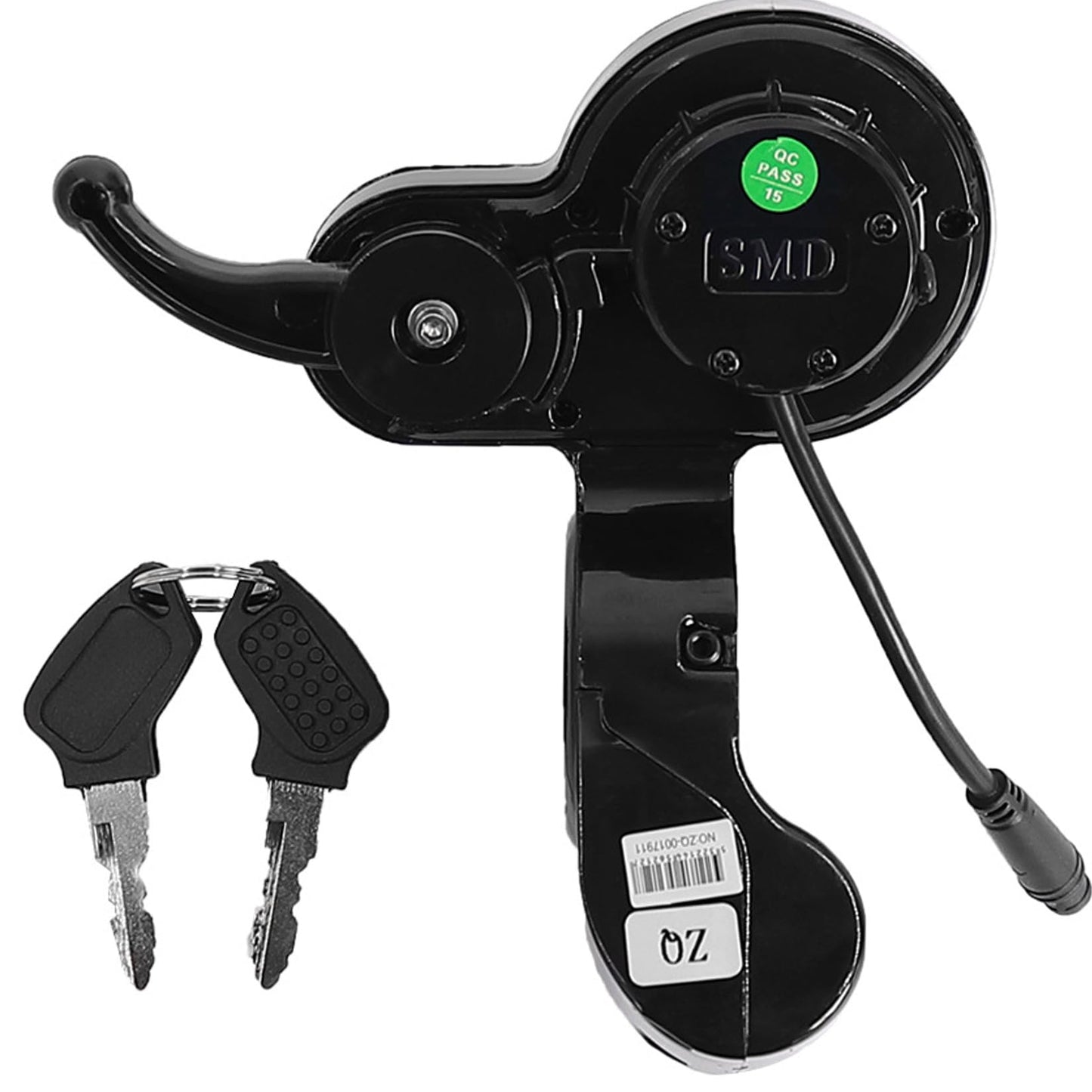 INXING Electric Scooter Throttle for H5 Electric Scooter 6-Pin Speed Controller Accessories with Lock, LCD Display Control Panel for M4 Electric Scooter