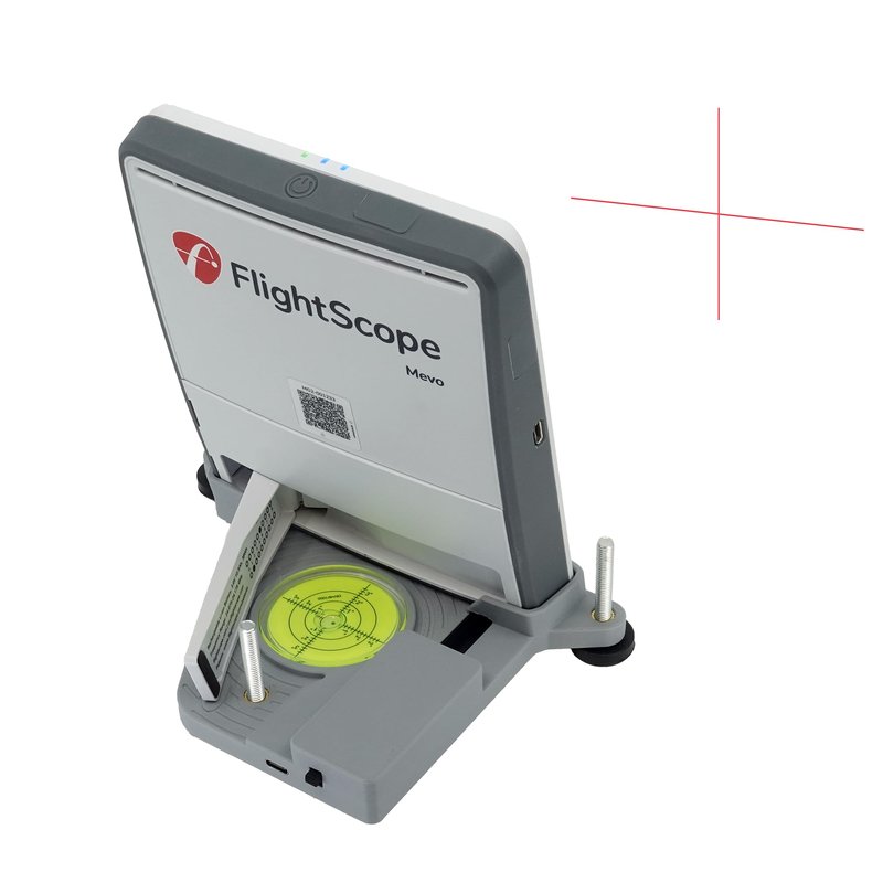 Laser Alignment & Leveling Stand for Mevo Gen 2 Launch Monitor – UV & Heat-Resistant ASA, Precision Leveling Base, Fast Setup for Indoor & Outdoor Golf
