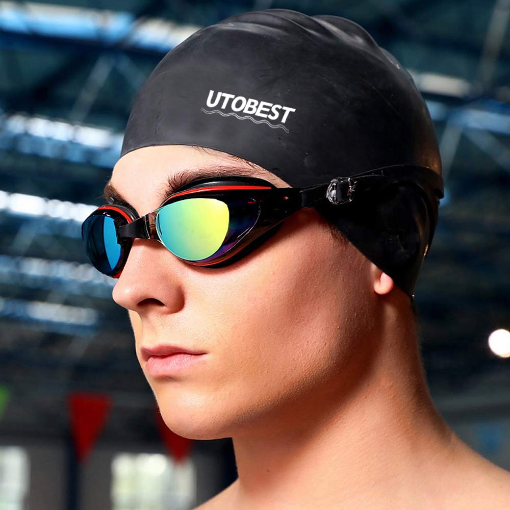 UTOBEST Nearsighted Swimming Goggle for Men Women, Shortsighted Swim Goggles for Adults Youth Kids