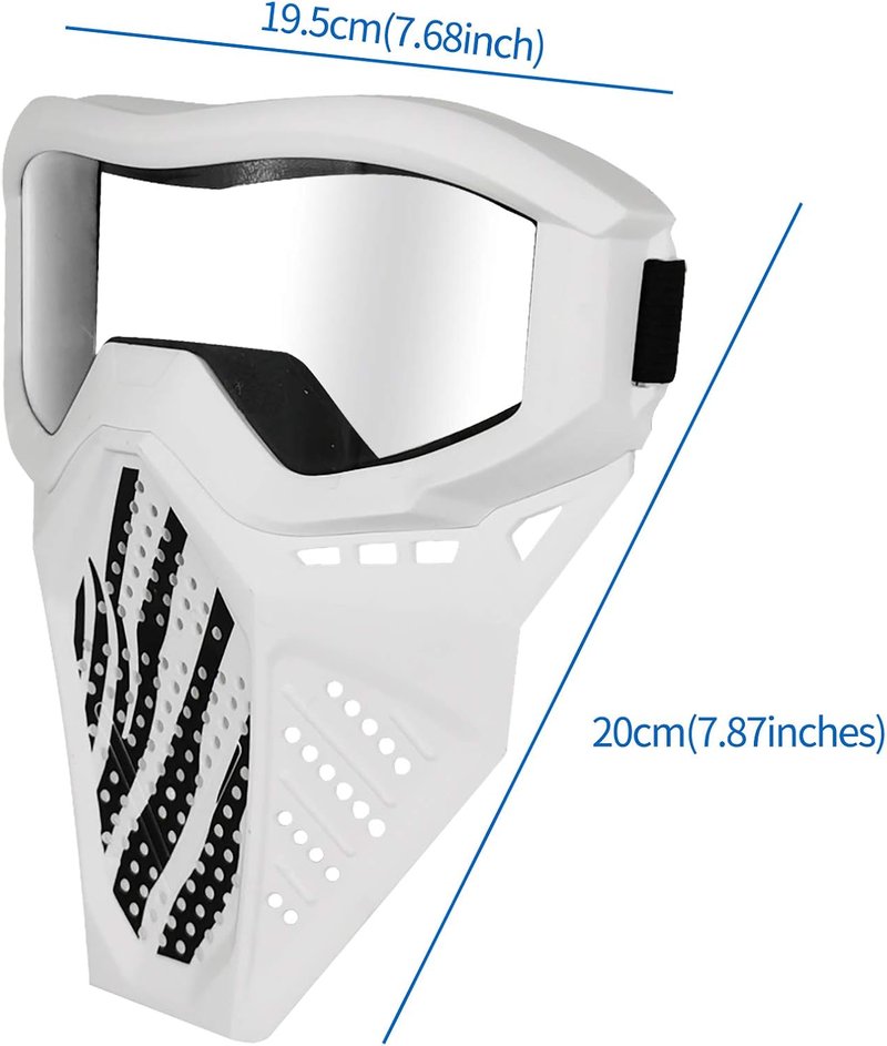Tactical Mask for Nerf Rival Blasters - 2 Pack | Compatible with Apollo, Zeus, Khaos, Atlas, Artemis