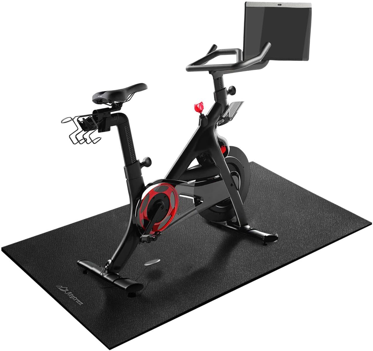 Non-Slip Exercise Mat for Stationary Bikes - 6mm Thick, 30" X 60" Treadmill & Home Gym Floor Protector