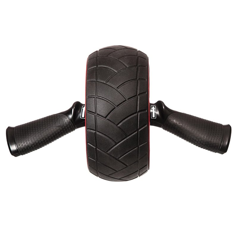 Iron Gym IRG013 Speed Abs Complete Ab Workout System, Abdominal Roller Wheel, 9.4 x 3.6 x 7.9, Black/Red
