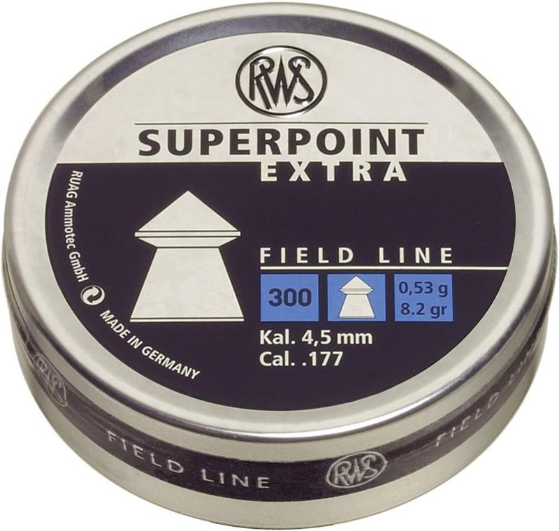 Umarex RWS Superpoint Extra 22 Caliber Pellets - 14.5 Grains, 200 Count