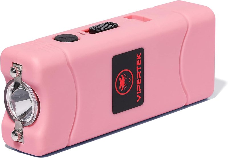 Vipertek VTS-881 Micro Stun Gun | Rechargeable Self Defense Device with LED Flashlight