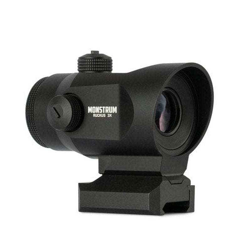 Monstrum Ruckus 3X Prism Scope with Shake Awake | DX1 Reticle