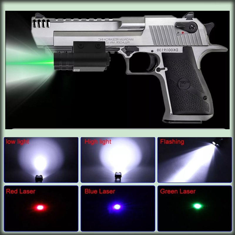 GOTICAL Pack of 2 Tactical Combo Red Laser Sight and Green Laser Sight Tactical Output
