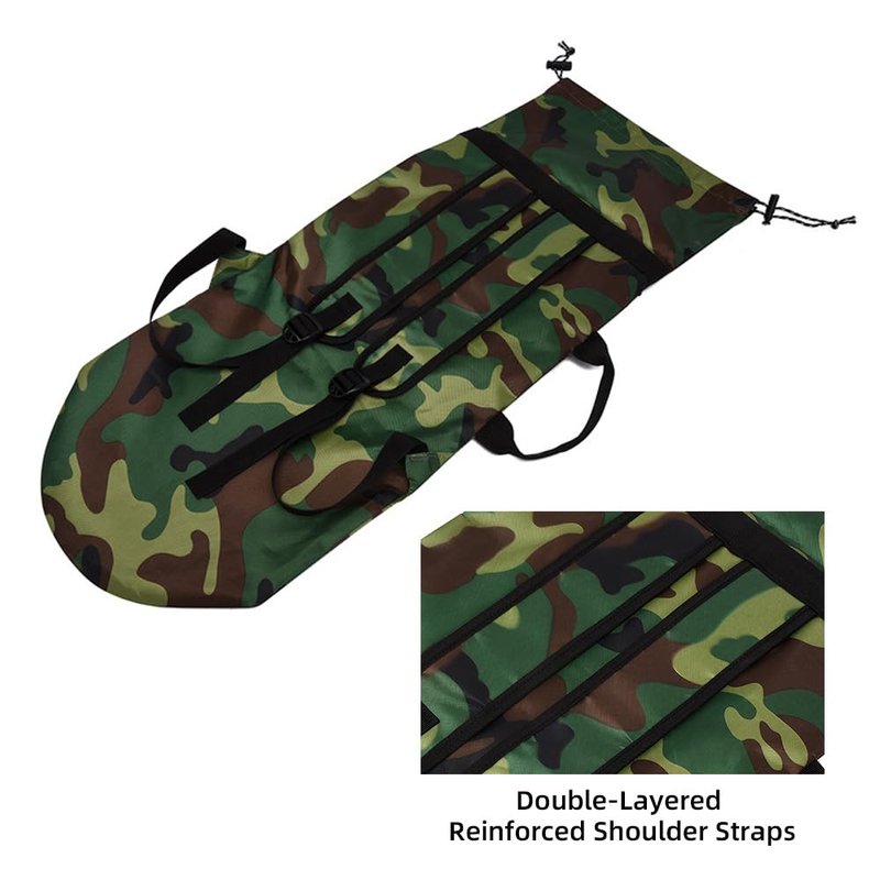 HUIOP Skateboard Bag Backpack Water-Resistant & Night Reflective Adjustable Straps Multi-Pocket for Outdoor Sports Skateboard Gear Accessories