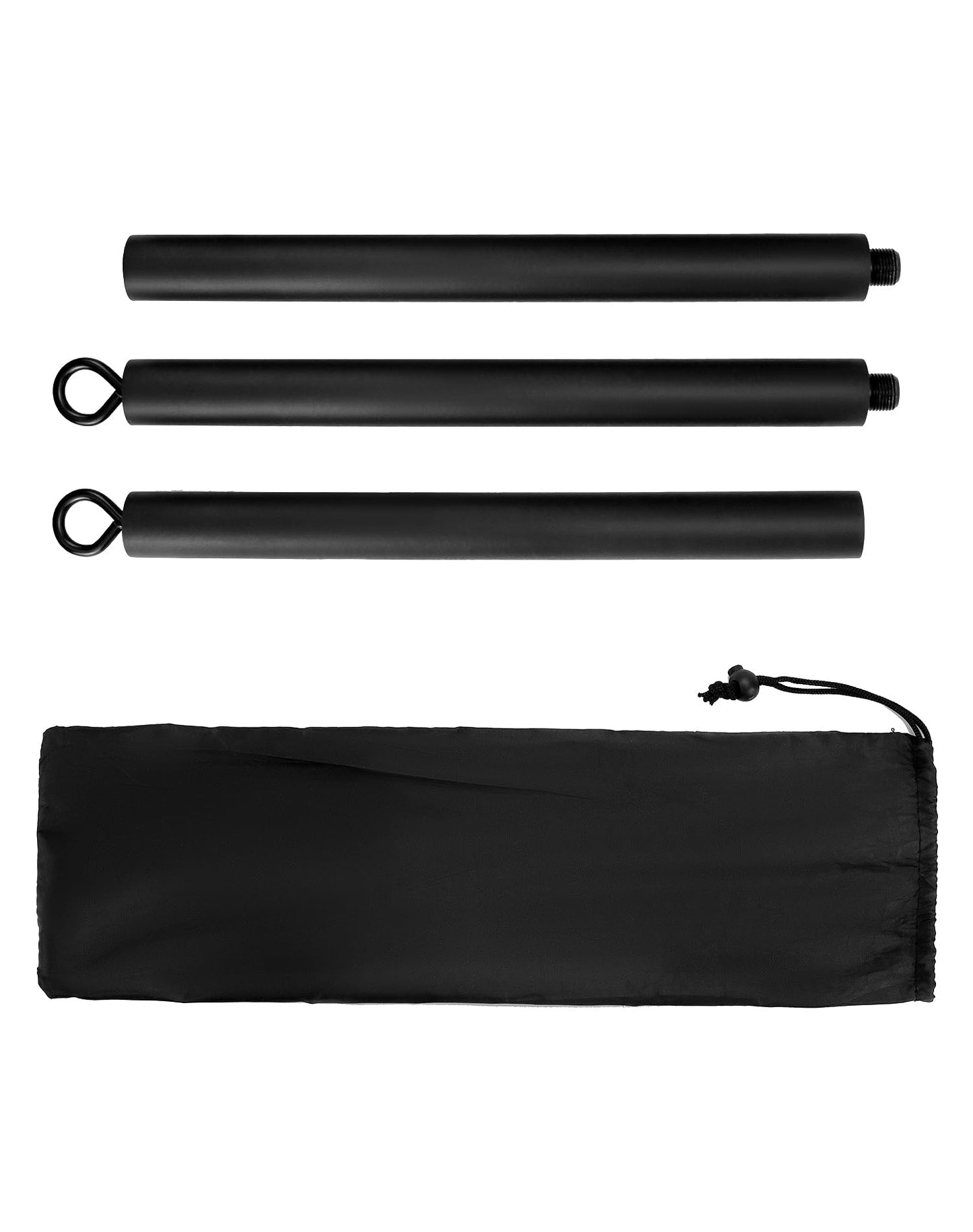 QWORK Resistance Band Bar Only, 108CM Adjustable Training Stick – Fits Most Loop Bands for Home, Gym & Travel Workouts