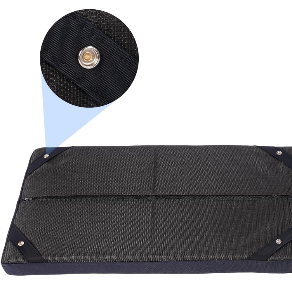 Boat Seat Cushion, Waterproof PU Leather Boat Bench/Seat Cushions, High Density Thick Sponge Bench Cushion, Removable Boat Seat Mat Soft(Length 56" x Width 15.6" x Height 2.8")