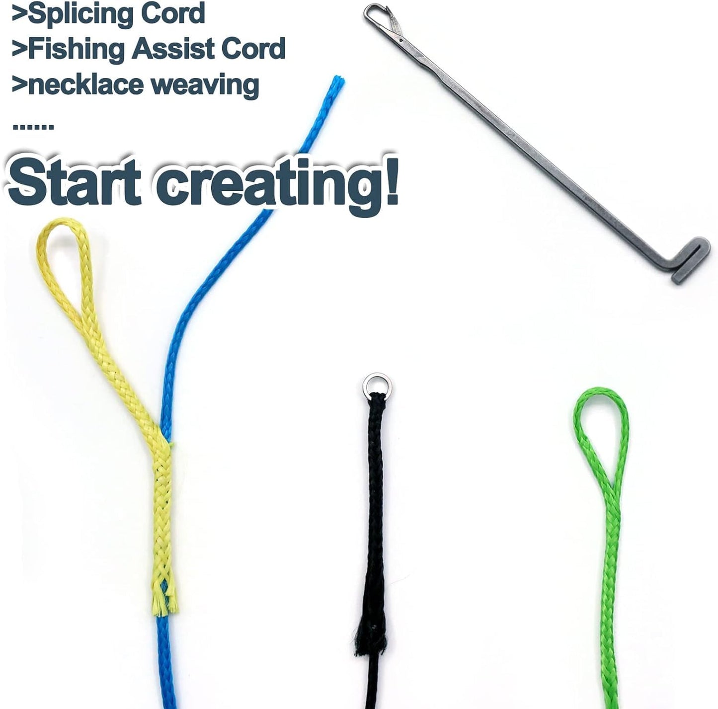 9KM DWLIFE Carp Fishing Baiting Needle Kit, Rig Tools for DIY Rigs 7Pcs