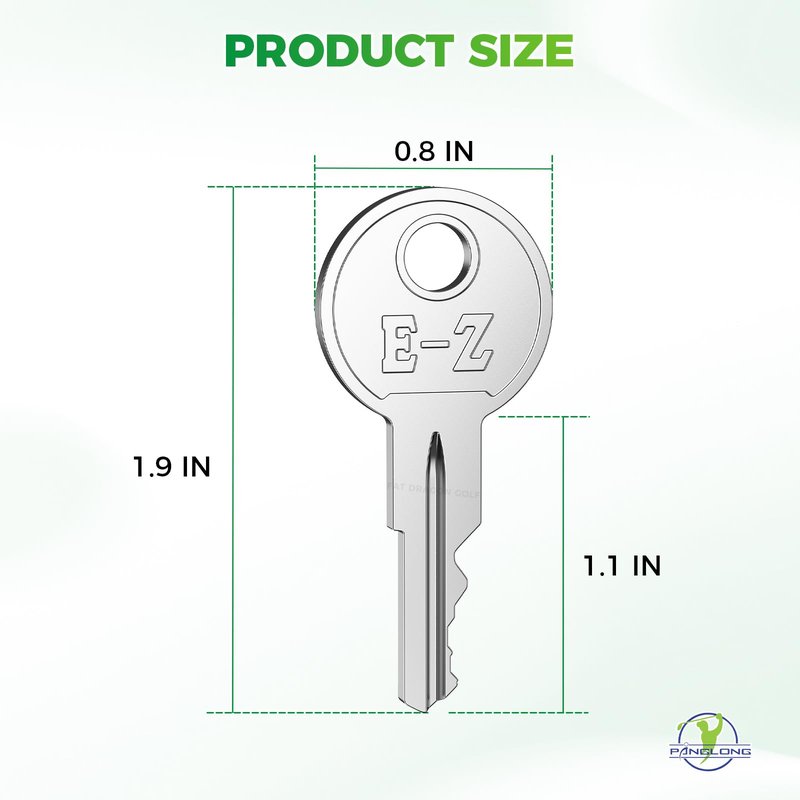 Panglong EZGO Golf Cart Keys 25PCS, EZGO Ignition Golf Cart Key, Fit 1981-UP EZGO TXT RXV Golf Cart, OEM 17063-G01