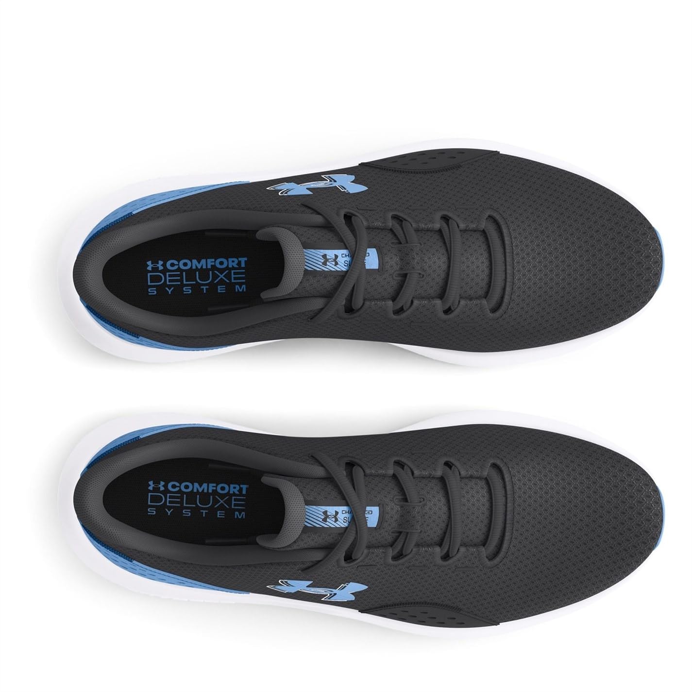 Under Armour Mens Charged Surge Anthracite/Horizon Blue/Horizon Blue 11 Medium