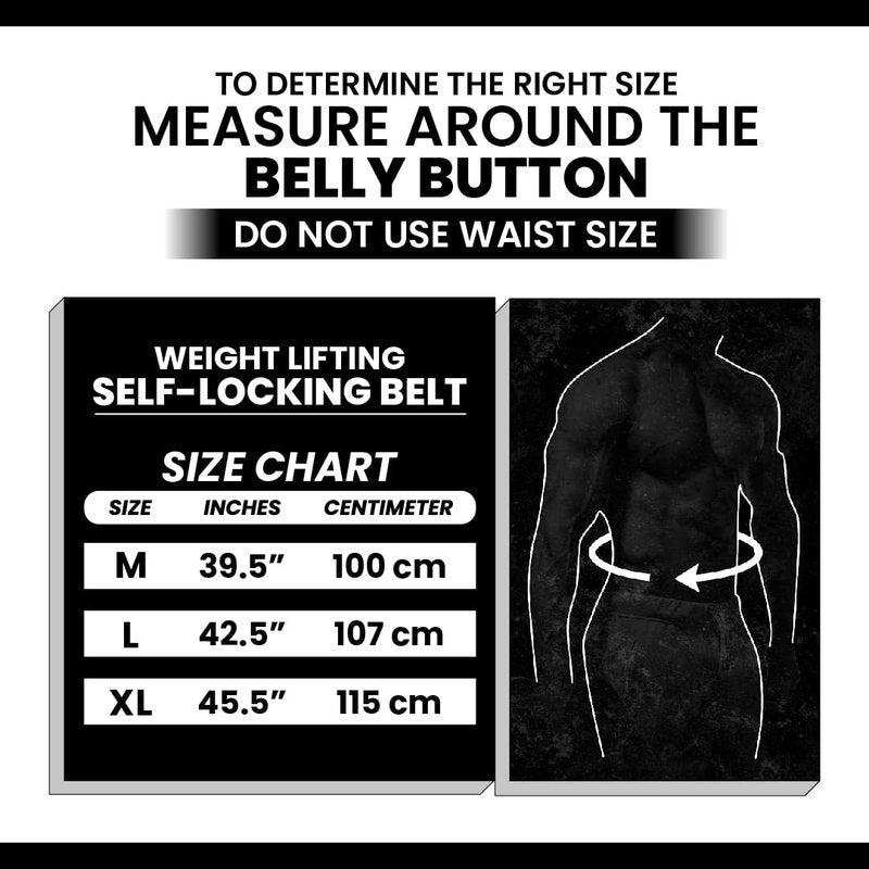 Victorudo USA Self-Locking Weight Lifting Belt - Premium Weightlifting Belt for Serious Functional Fitness, Weight Lifting, and Olympic Lifting Athletes - Deadlift Training Belt - Lifting Support for