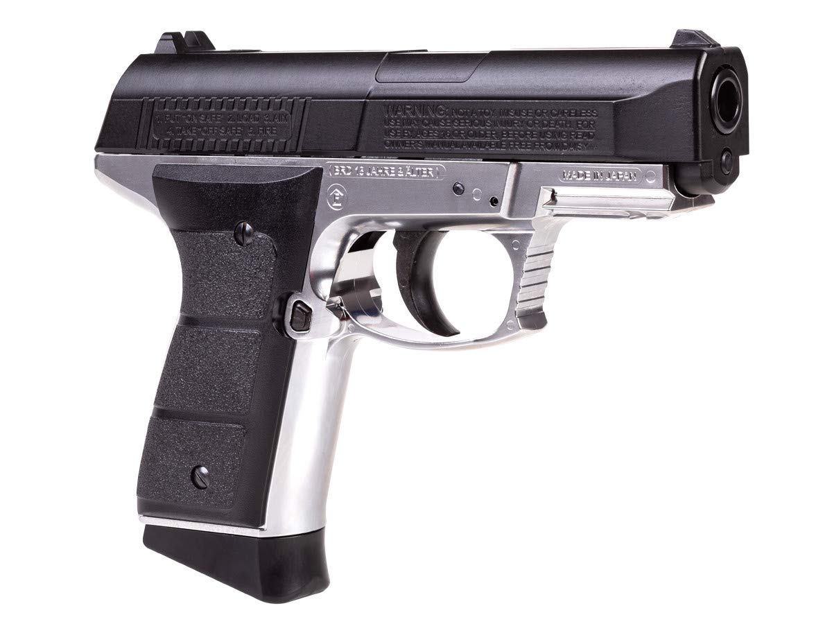 Daisy, Powerline 5501 Air Pistol, CO2 Semi-Automatic Blow Back Action, 15-Shot Clip and Metal Frame with Molded Grips, 430 Feet Per Second (fps)