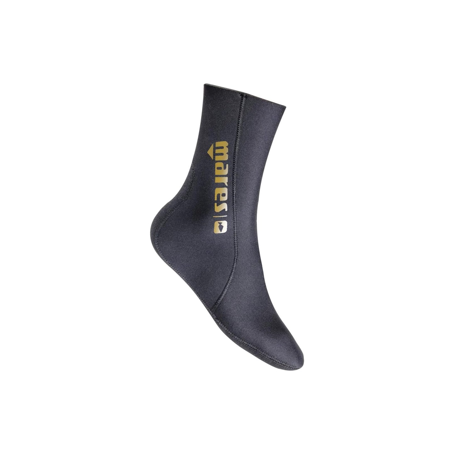 Mares Men's 422661 Flex Gold 5mm Neoprene Freediving Socks with Pre-Shaped Cut | Double Lined Sole with Reinforced Exterior, Small